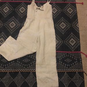 Sanctuary Clothing Womens Take Away Jumpsuit Beige